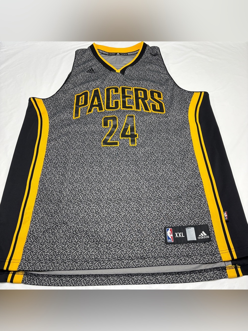 Adidas Paul George #24 Indiana Pacers NBA Basketball Jersey Mens Size XXL